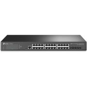 Коммутатор TP-LINK JetStream™ 24-port Pure-Gigabit L2+ Managed Switch, 24 10/100/1000Mbps RJ45, 4*10G SFP+ Slots