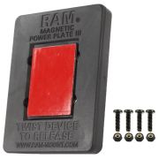 RAP-300-1U, Универсальный держатель RAM® Magnetic Power Plate III, Магнитная площадка, пластины