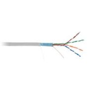 Кабель  F/UTP 4 пары NETLAN Кат.5e, Медь(CU), внутрен, экранированный, PVC, одножил, 100МГц, серый, 305м(EC-UF004-5E-PVC-GY)