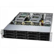 Платформа Supermicro SuperServer 2U 621C-TN12R/ 2 x XEON 4/5gen / 2x10Gb SFP+/12LFF+2SFF rear